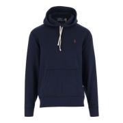 Polo Ralph Lauren Marinblå Bomullsblandad Hoodie med Logotyp Blue, Her...