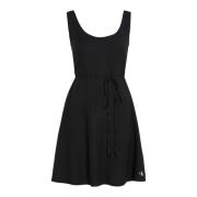 Calvin Klein Jeans Waisted Day Dress Black, Dam