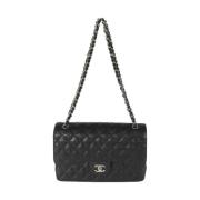 Chanel Vintage Pre-owned Laeder crossbodyvskor Black, Dam