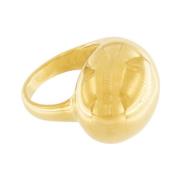 Dansk Copenhagen Chunky Paisley Statement Ring Guldplätering Yellow, D...