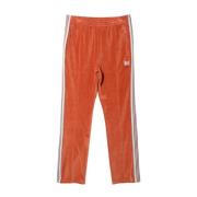 Needles Sammet Slim Fit Sportiga Byxor Brown, Herr