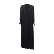 Ralph Lauren Pre-owned Pre-owned Polyester klnningar Black, Dam