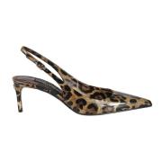 Dolce & Gabbana Leopardmönstrade Stiletto Pumps Multicolor, Dam