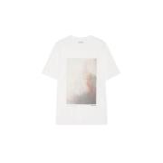 Anine Bing Kortärmad Faded T-shirt Marilyn Monroe White, Dam