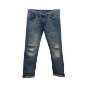 Gucci Vintage Pre-owned Bomull jeans Blue, Herr