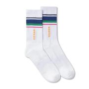 Karhu Klassiska Logosockor Vit Marinblå White, Unisex