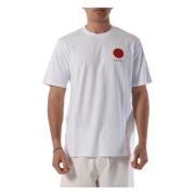 Edwin Bomull T-shirt med frontlogo White, Herr