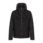 Colmar Svart Ullblandad Huva Tröja Aw23 Black, Herr