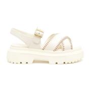 Hogan Sandals White, Dam