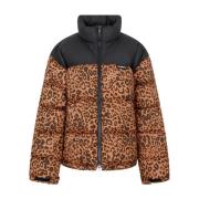 Vetements Leopard Pufferjacka Svart Aw23 Multicolor, Dam