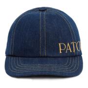 Patou Blå Denim Logo Cap Blue, Dam