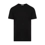 The Row Svart Bomull T-shirt Ss24 Black, Herr