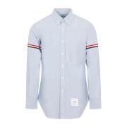 Thom Browne Blå Noos Oxford Skjorta Blue, Herr