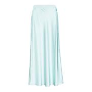 Ahlvar Gallery Hana silkesatin kjol mint Green, Dam