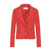 Jane Lushka Röd Teknisk Jersey Atina Blazer Red, Dam