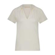 Jane Lushka Snowy Polo | Ecru Beige, Dam