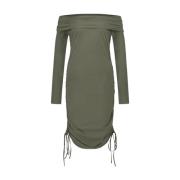 Jane Lushka Sonia Klänning Teknisk Jersey | Army Green, Dam