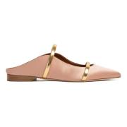 Malone Souliers Nude Ballerina Flats Curvy Silhouette Beige, Dam