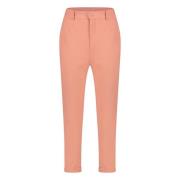 Jane Lushka Chic Jersey Chino Byxor Aprikos Orange, Dam