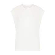 Jane Lushka Maria Logo T-shirt | Vit White, Dam