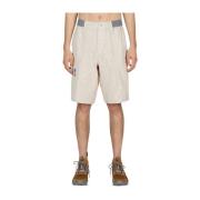 Adidas Teknisk Logo Print Äventyrs Shorts Beige, Herr