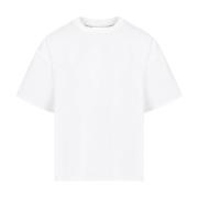 Bottega Veneta Randig Vit Bomull T-shirt White, Dam