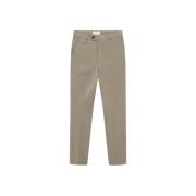 Les Deux Slim Fit Twill Suit Pants Beige, Herr