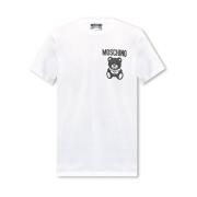 Moschino Stiliga T-shirts för Män och Kvinnor White, Herr