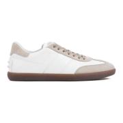 Tod's Vita Läder Sneakers Ss24 White, Herr