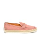 Tod's Rosa Mockasin med Gummisula Pink, Dam