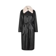 Baum und Pferdgarten Faux Shearling Långrock Black, Dam