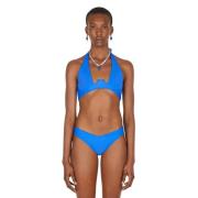 DI Petsa Wet-Look Mesh Bikini Blue, Dam