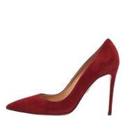 Aquazzura Pre-owned Pre-owned Mocka klackskor Red, Dam