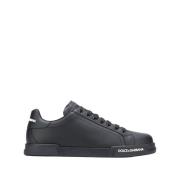 Dolce & Gabbana Portofino Nappa Sneakers Black, Herr