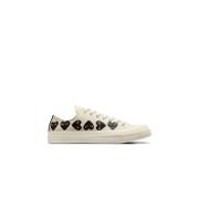 Comme des Garçons Chuck 70 Multi Heart Sneakers Beige, Herr