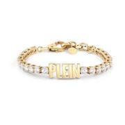 Philipp Plein Guldskrift Rostfritt Stål Armband Yellow, Dam