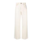 Rag & Bone Wide Jeans White, Dam