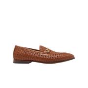 Scarosso Handgjorda Italienska Läderloafers Brown, Herr