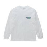 Gramicci Vit Oval Långärmad T-shirt White, Herr