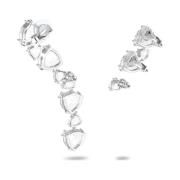 Swarovski Millenia Ear Cuff Örhängen Set Vit Gray, Dam