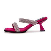Cesare Gaspari Jewel High Heeled Sandals Pink, Dam