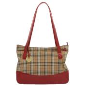 Burberry Vintage Pre-owned Canvas totevskor Multicolor, Dam