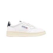 Autry 80-talets avslappnade stil vita lädersneakers White, Herr