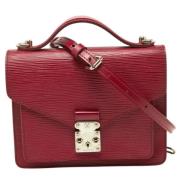 Louis Vuitton Vintage Pre-owned Laeder louis-vuitton-vskor Red, Dam