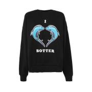 Botter Dolphin Crewneck Sweater Black, Herr