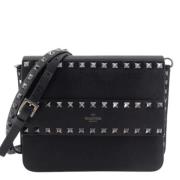 Valentino Vintage Pre-owned Tyg crossbodyvskor Black, Dam