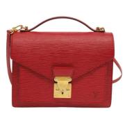 Louis Vuitton Vintage Pre-owned Laeder handvskor Red, Dam