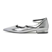 Cesare Gaspari Stiliga Block Heeled Ballerinas Gray, Dam