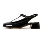 Cesare Gaspari Lyxiga Slingback Pumps Black, Dam