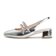 Cesare Gaspari Silver Blockklack Pumps Marisol Gray, Dam